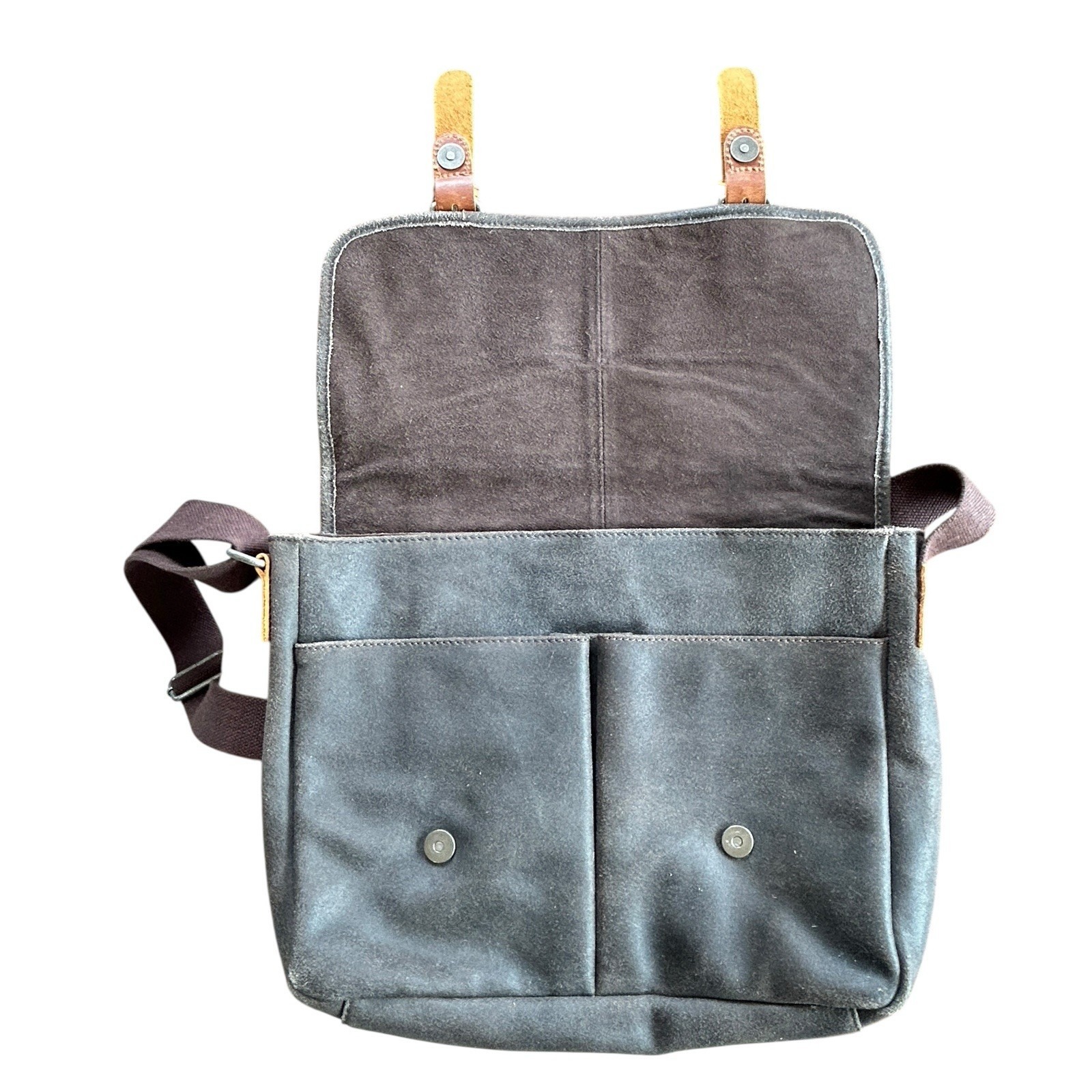 Jack Georges Voyager Dakota Messenger Bag Leather Office Commute Academia Nwt — image 7 of 8